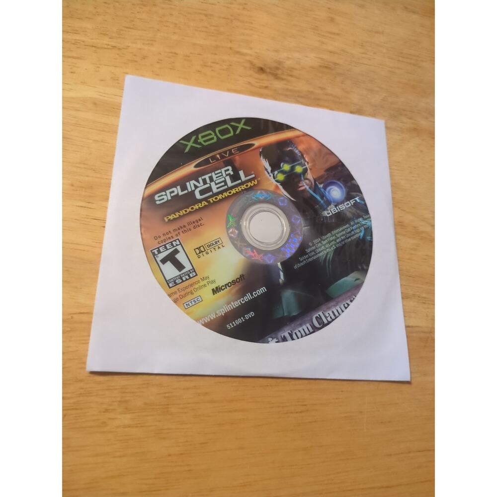 Xbox - Splinter Cell: Pandora Tomorrow Clean - DISC ONLY